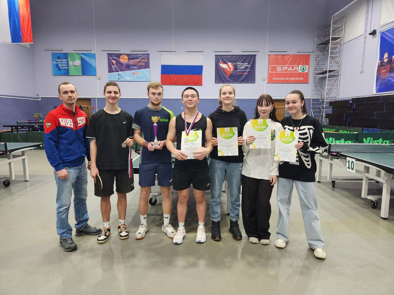 Изображение: Наши студенты взяли серебро в соревнованиях по настольному теннису 